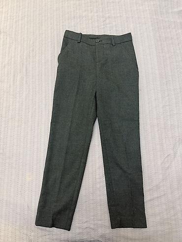 aile ve ev tehsili: H&M oğlan uşaq kostyumu – pencək və şalvar dəsti. Boz rəngdə — 2