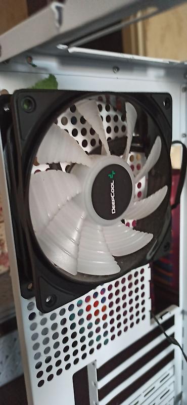 pc ana plata: GameMax ağ korpus + DeepCool ventilyatorlar - Yanı tam şüşə panel, ağ — 2