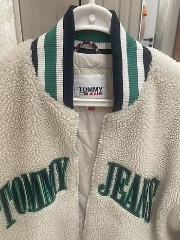 tommy hilfiger kurtka: Tommy Jeans kişi/junior sherpa bomber gödəkçəsi - Material: yumşaq — 2