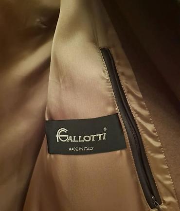 Paltolar: Gallotti (Made in Italy) qadın palto - Rəng: isti qəhvəyi (kamel — 2