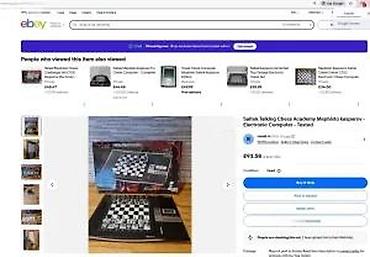 Društvene igre: Saitek Kasparov Conquistador – elektronski šah računar - Samostalna — 17