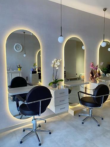 Салонные, медицинские комплекты мебели: Gözəllik salonları üçün tam interyer və mebel həlli - Salon bərbər — 3
