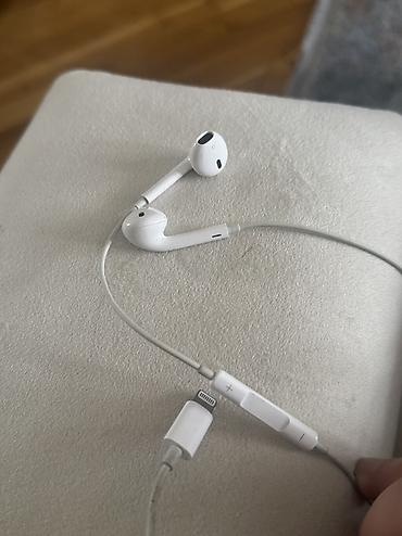 ayfon qulaqciq: Yeni Simli Qulaqcıqlar, Apple, rəng - Ağ — 1