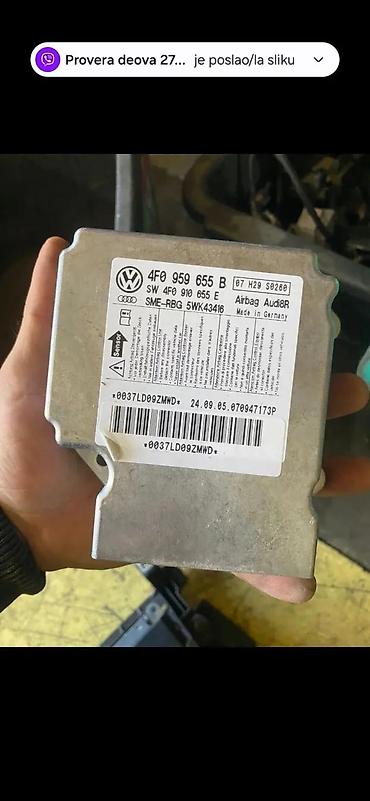 bobina engleski: AUDI A6 C6 AIR BAG MODUL 4F0959655B | Audi vagen delovi 06******** — 2