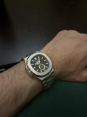 smart 2030 watch: Polad rəngli metal qol saatı - Korpus: fırçalanmış metal — 1