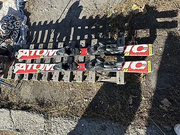 игрушечные зайчики: Горные лыжи Atomic Race 9 120 с креплениями Ботинки и палочки в — 6