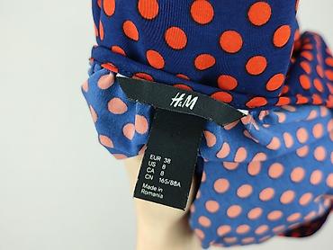 granatowa: H&M, Sukienka damska, rozmiar M — 5