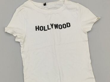 białe letnia bluzki: T-shirt, SinSay, M (EU 38), condition - Good