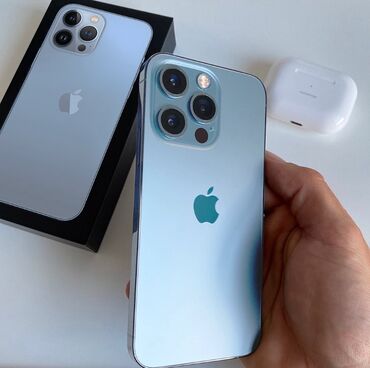 наушник для айфона: IPhone 13 Pro, Sierra Blue, Куту