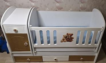 Beşiklər: Uşaq beşiyi – “Ali bebe” model - Rənglər: ağ və qızılı kombinasiyası — 2