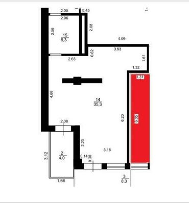 Офисы: Сдаю Офис, 40 м², В бизнес центре, С видом на горы, С системой безопасности, С юридическим адресом