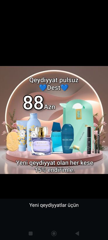 Kosmetika dəstləri: Kosmetik dəst, Oriflame, 7 məhsul — 1