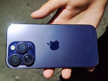 IPhone 14 Pro, Б/у, 128 ГБ, Deep Purple, Зарядное устройство, Защитное стекло, Кабель, 84 % at lalafo.kg IPhone 14 Pro, Б/у, 128 ГБ, Deep Purple, Зарядное устройство, Защитное стекло, Кабель, 84 %