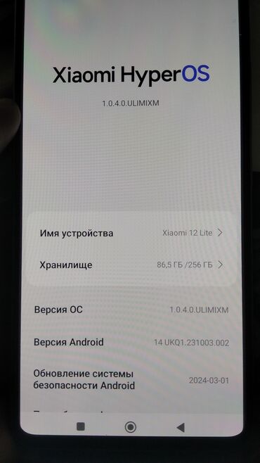 Xiaomi: Xiaomi Mi 12 Lite, 256 GB