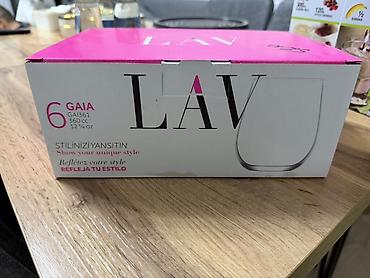 шторы бишкек цена: Набор стаканов LAV GAIA GAI361 - Количество в наборе: 6 шт. - Объем — 1
