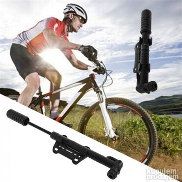 Dodaci za bicikl: Pumpa, pumpica za bicikl sa drzacem, nosacem NOVO, 123 grama PUMPA + — 1