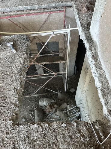 pencere ucun setka: Beton kesimleri deliklerin acilmasi qapi pencere qapi ustu kondisaner