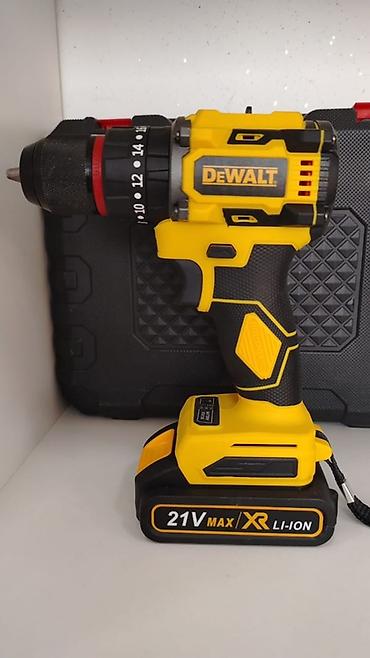 Elektrik əl alətləri: Şrupavert DeWalt akkumulyatorlu matkap/şurupburqası - Brend: DeWalt - — 1