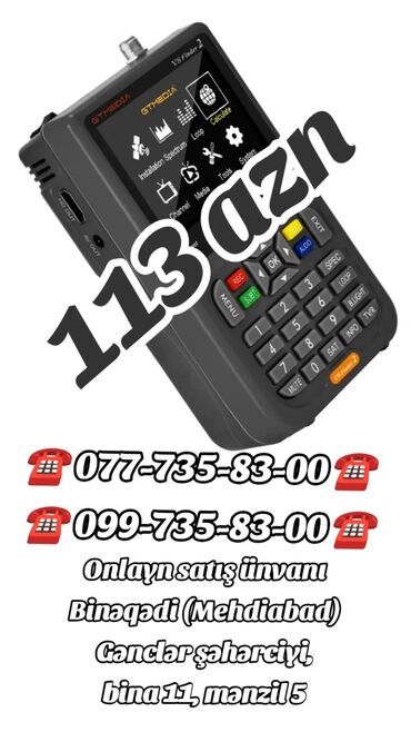 телевизор на запчасти: ŞOK & ŞOK!!! İŞLƏNMİŞ DEYİL!!! Gtmedia V8 Finder 2 HD (Yeni model)