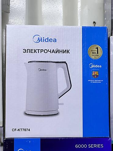 Электрочайник Midea CF-KT7074 — серия 6000. - Лаконичный дизайн в