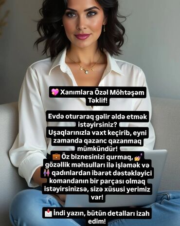 iş eylanarı: Marketoloq tələb olunur, Onlayn iş, İstənilən yaş, Təcrübəsiz