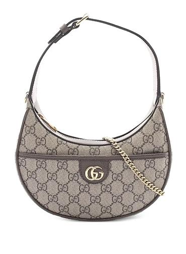 Gucci GG Supreme hobo torba - Model: mala polumesec (hobo) torba sa