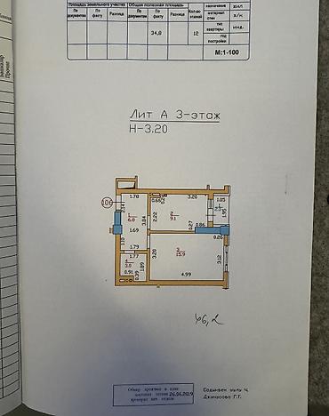 Продажа квартир: 1 комната, 35 м², Ак-Кеме Элитка, 3 этаж, Евроремонт — 9