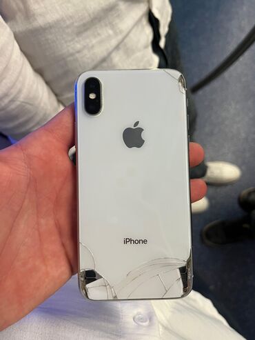klaviatura apple: IPhone X, 64 GB, Ağ, Face ID