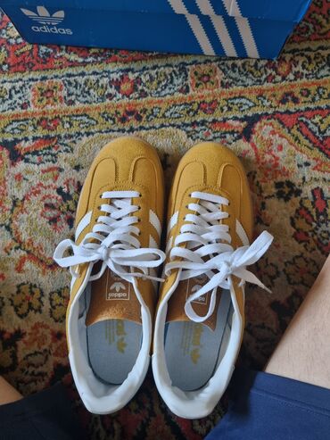 adidas gazelle оригинал: Мужские кроссовки, 40, Adidas Originals, Новый, цвет - Желтый
