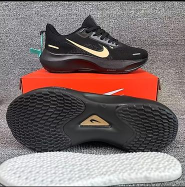 кожаные кросовки: Мужские кроссовки, 39, 40, 41, Nike, Новый, цвет - Черный, Бесплатная доставка, Платная доставка, Самовывоз — 2
