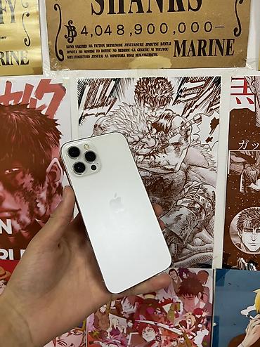 ipon: IPhone 12 Pro Max, Б/у, 128 ГБ, Белый, Стилус, 84 % — 1