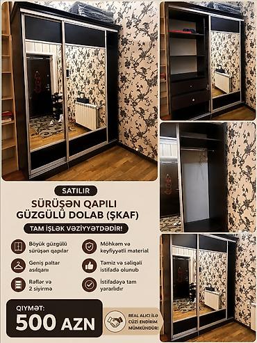bag mebeli ikinci el: Elan: Qonaq otağı, yataq otağı mebelləri və sürüşən qapılı şkaf 1) — 3