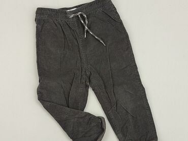 czarne spodenki legginsy: Sweatpants, 9-12 months, condition - Fair