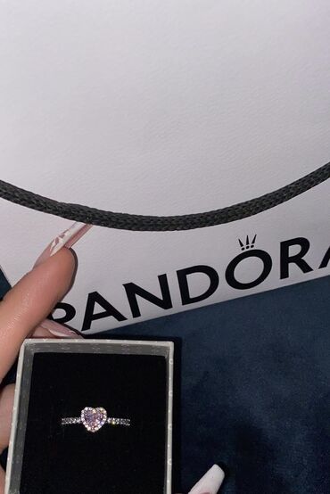 srebrni kais za haljinu: Pandora prsten🩷