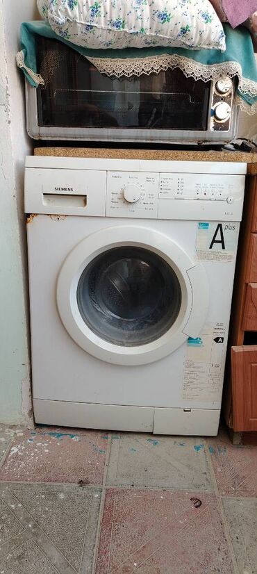 masin maqnitafonu: Paltaryuyan maşın Siemens, 9 kq, Avtomat, Qurutma var, Kredit yoxdur, Ünvandan götürmə