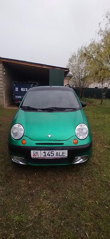 Daewoo Matiz: 2002 г., 0.8 л, Механика, Бензин, Хэтчбэк at lalafo.kg Daewoo Matiz: 2002 г., 0.8 л, Механика, Бензин, Хэтчбэк