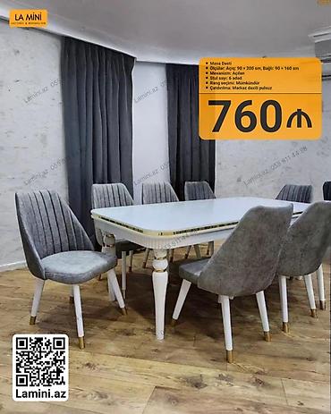 Ev və bağ: Masa Dəsti – LA MINI - Masa: Mexanizm – açılan - Ölçülər: açıq 90 × — 1