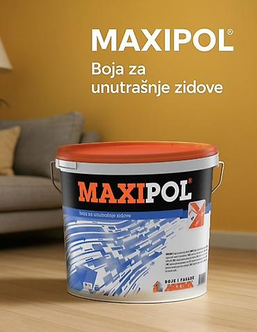 drvo mimoze: MAXIPOL – Boja za unutrašnje zidove - Namena: Disperziona boja za — 1