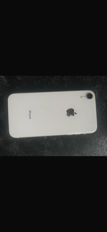 Apple iPhone: IPhone Xr, 64 ГБ, Белый, Зарядное устройство, Защитное стекло, Чехол, 100 %