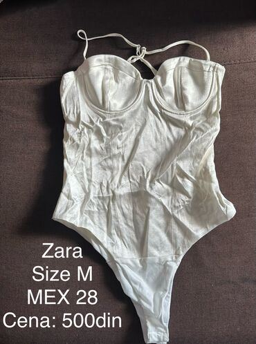 svilene marame novi sad: Zara, M (EU 38), Satin, color - White