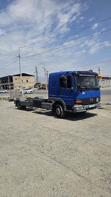 арзан матиз 1: Грузовое шасси Mercedes-Benz Atego (кабина-дневка), синего цвета. 4.3 — 9