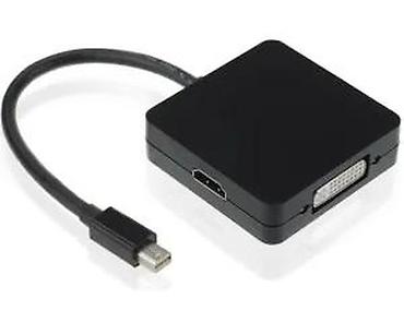 Druga oprema za računare i laptopove: Mini DisplayPort na HDMI/DVI/VGA 3-u-1 adapter Opis: - Ulaz: Mini — 7