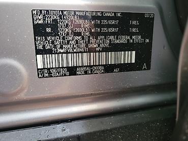 Toyota: Toyota RAV4: 2020 г., 2.5 л, Автомат, Гибрид, Кроссовер — 10