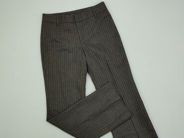 Spodnie S (EU 36), stan - Idealny, wzór - Linia, kolor - Szary