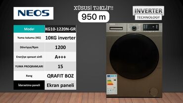 Paltaryuyan maşınlar: Paltaryuyan maşın 8 kq, Yeni, Kredit var, Pulsuz çatdırılma, Rayonlara çatdırılma -da lalafo.az — 6 Paltaryuyan maşınlar: Paltaryuyan maşın 8 kq, Yeni, Kredit var, Pulsuz çatdırılma, Rayonlara çatdırılma — 6