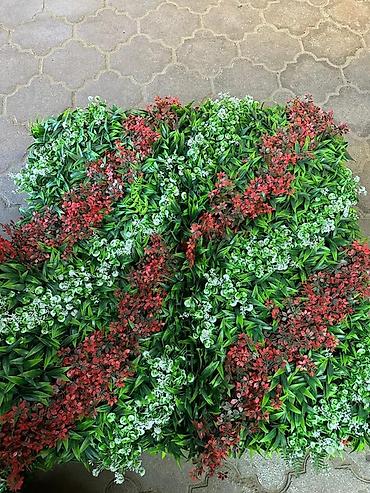 Панно: Искусственная зелёная стена (панели-коврики) - Модульные панели с — 6