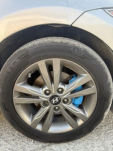 disk hunday: Hyundai orijinal yüngül lehimli disklər və şin komplekti - — 4
