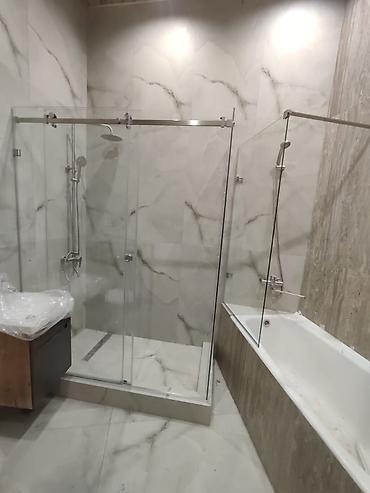 Душевые перегородки и ограждения: Душевые кабины стеклянные перегородки душевые кабины Бишкек 🚿 — 6