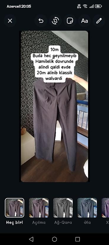 - Qara klassik şalvar - Kəmər hissəsi rezinlidir, rahat oturuş verir - lalafo.az -da - Qara klassik şalvar - Kəmər hissəsi rezinlidir, rahat oturuş verir -