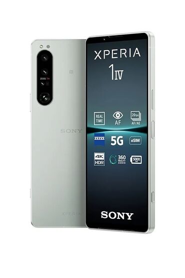 купить диктофон для скрытой записи: Sony Xperia 1 IV, Б/у, 256 ГБ, цвет - Серый, 2 SIM, eSIM